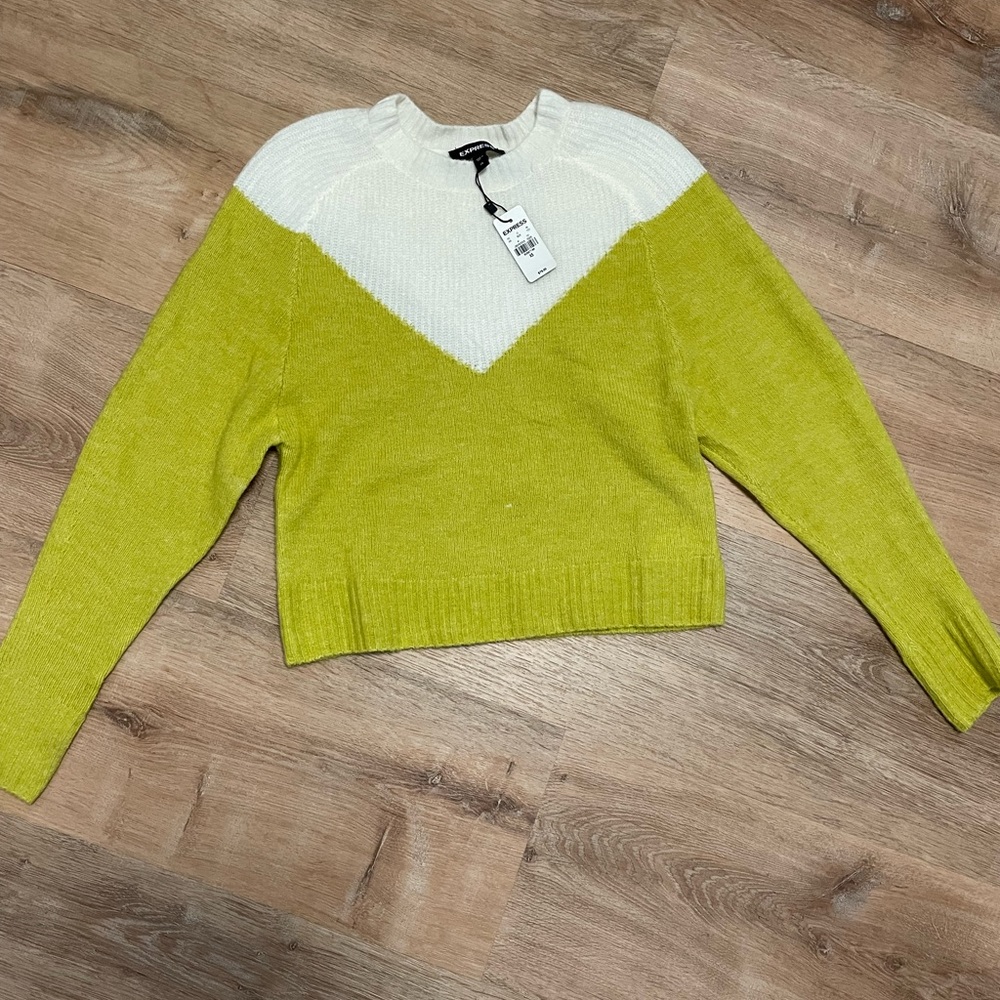 NWT Express color block dolman sweater - Picture 6 of 7